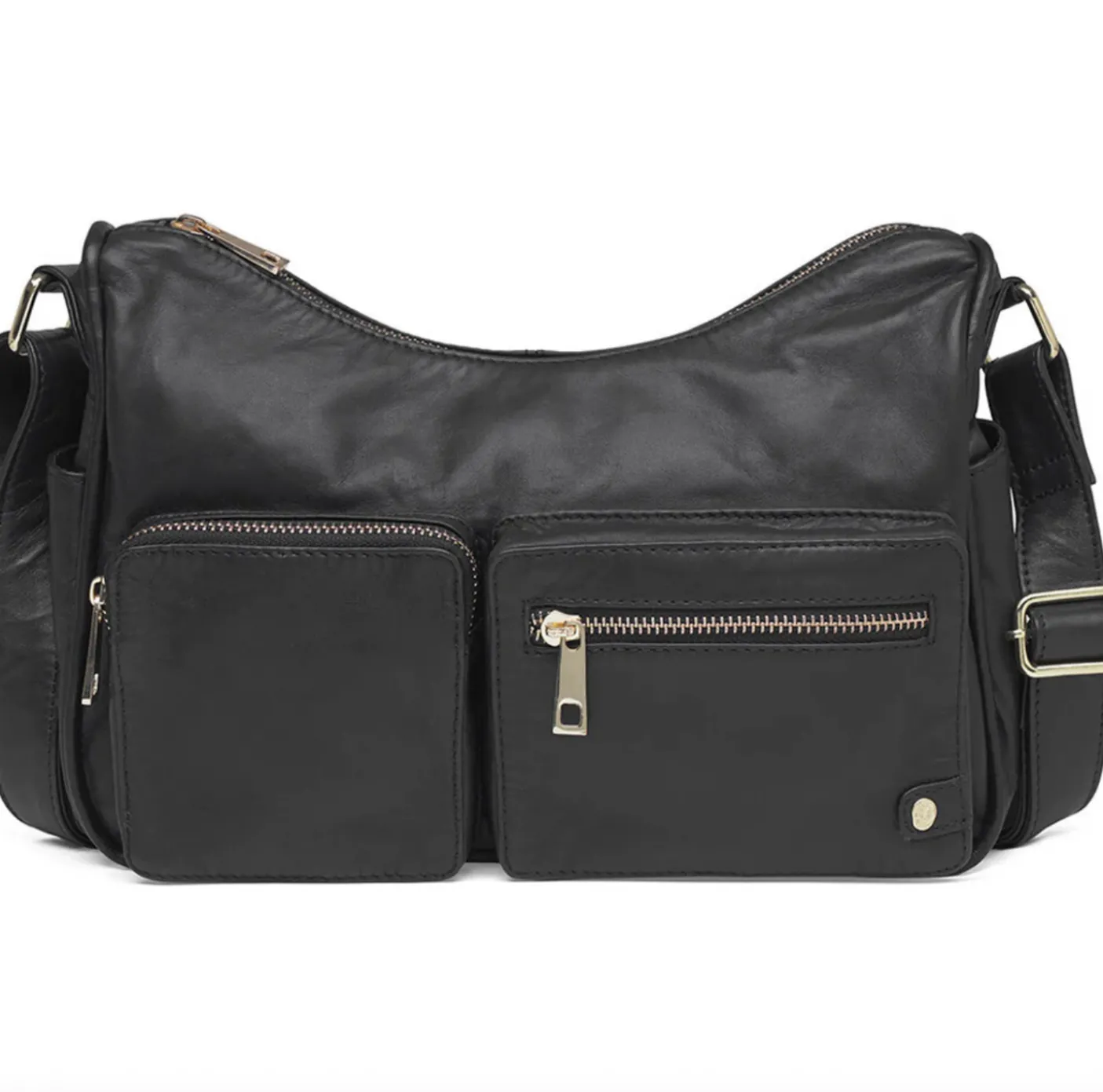 Skuldertaske Sienna - Black gold