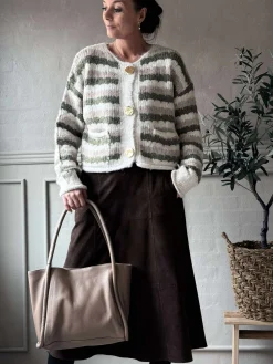 Skuldertaske Taupe
