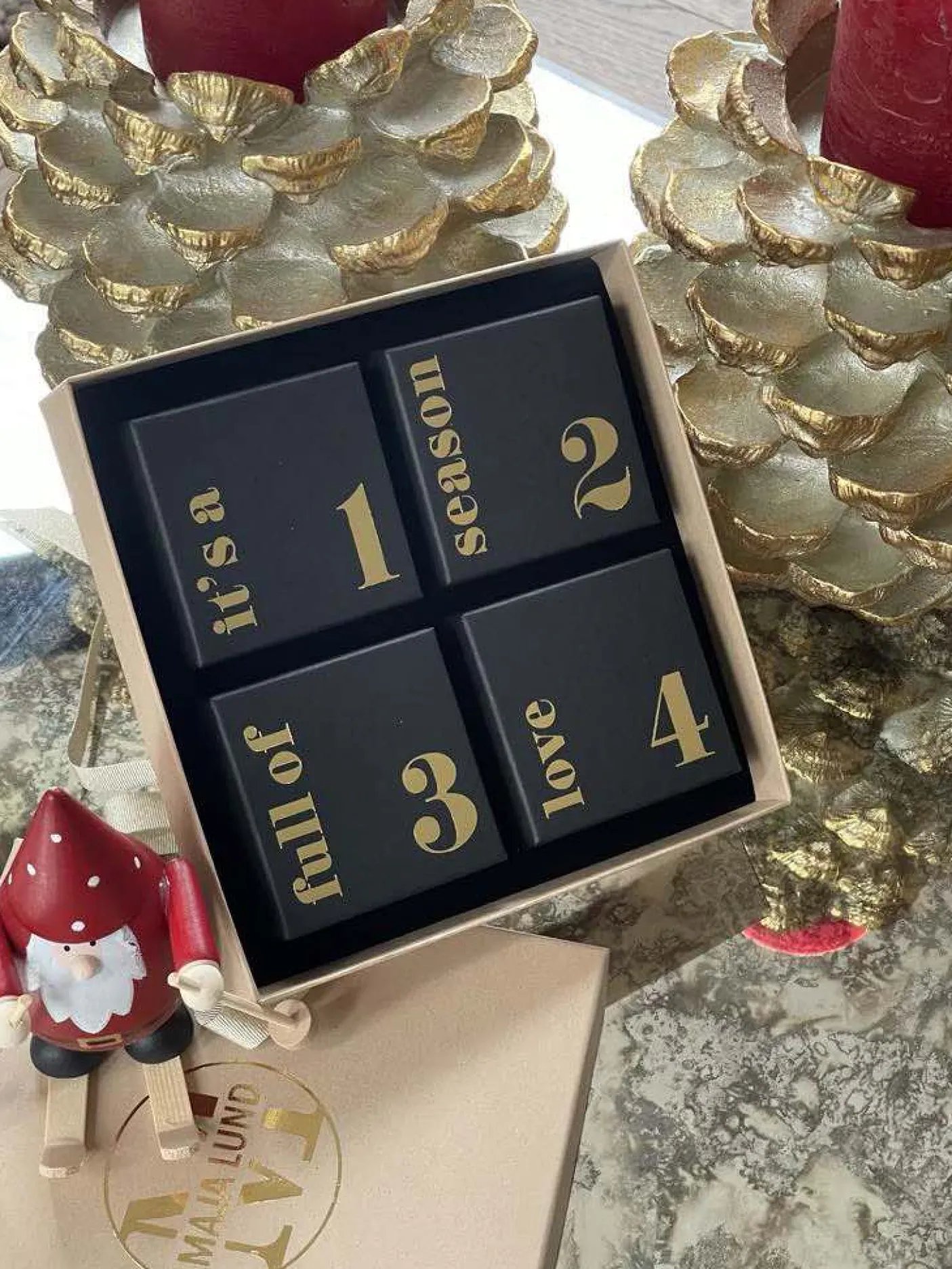 Smykke Adventskalender - Sølvbelagt