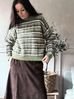 Strik Elvira grøn