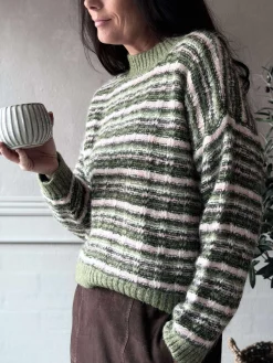 Strik Elvira grøn