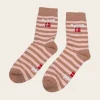 Strømper - Hygge Strib Str 37-41