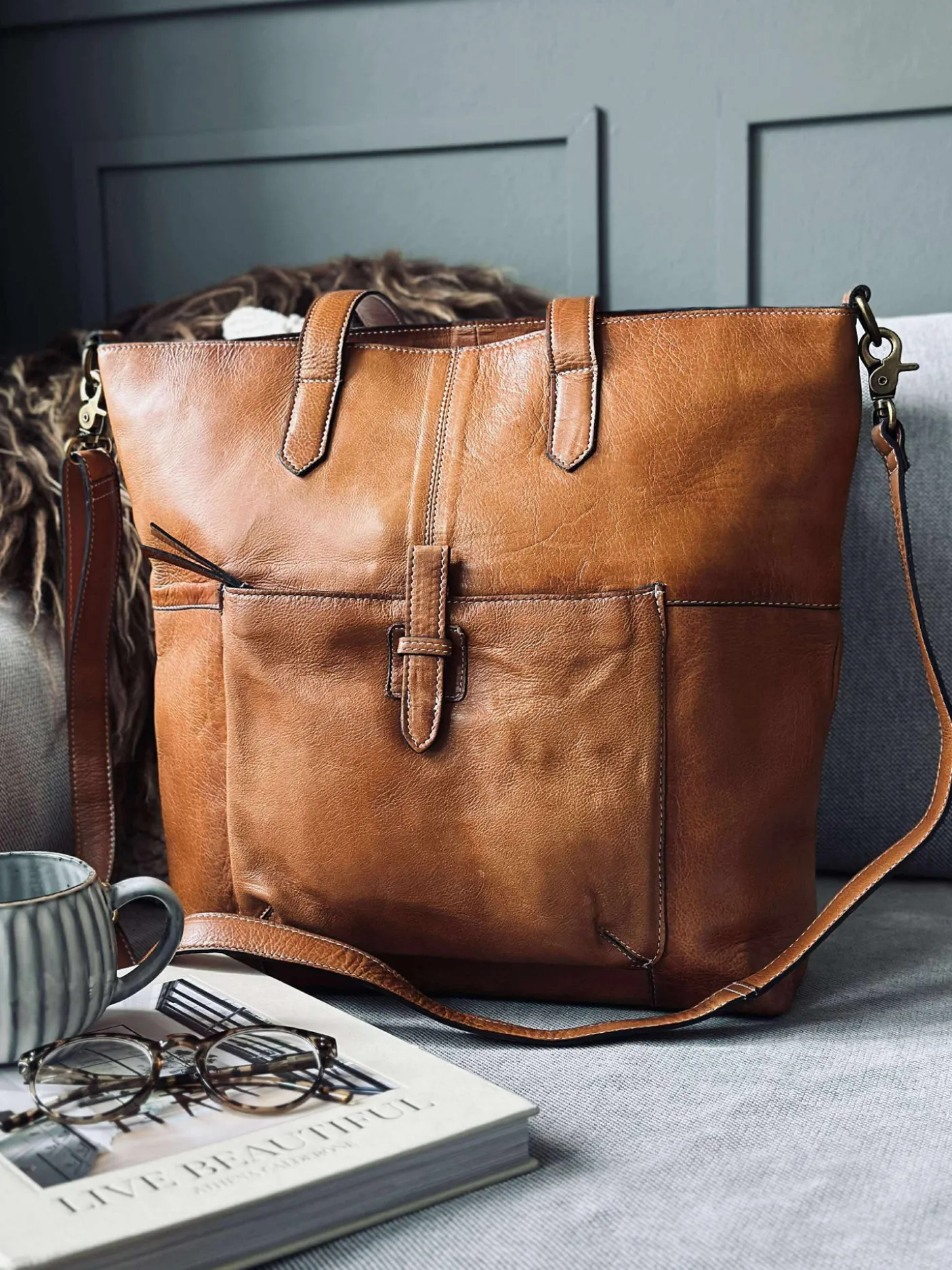 Taske Layla Cognac