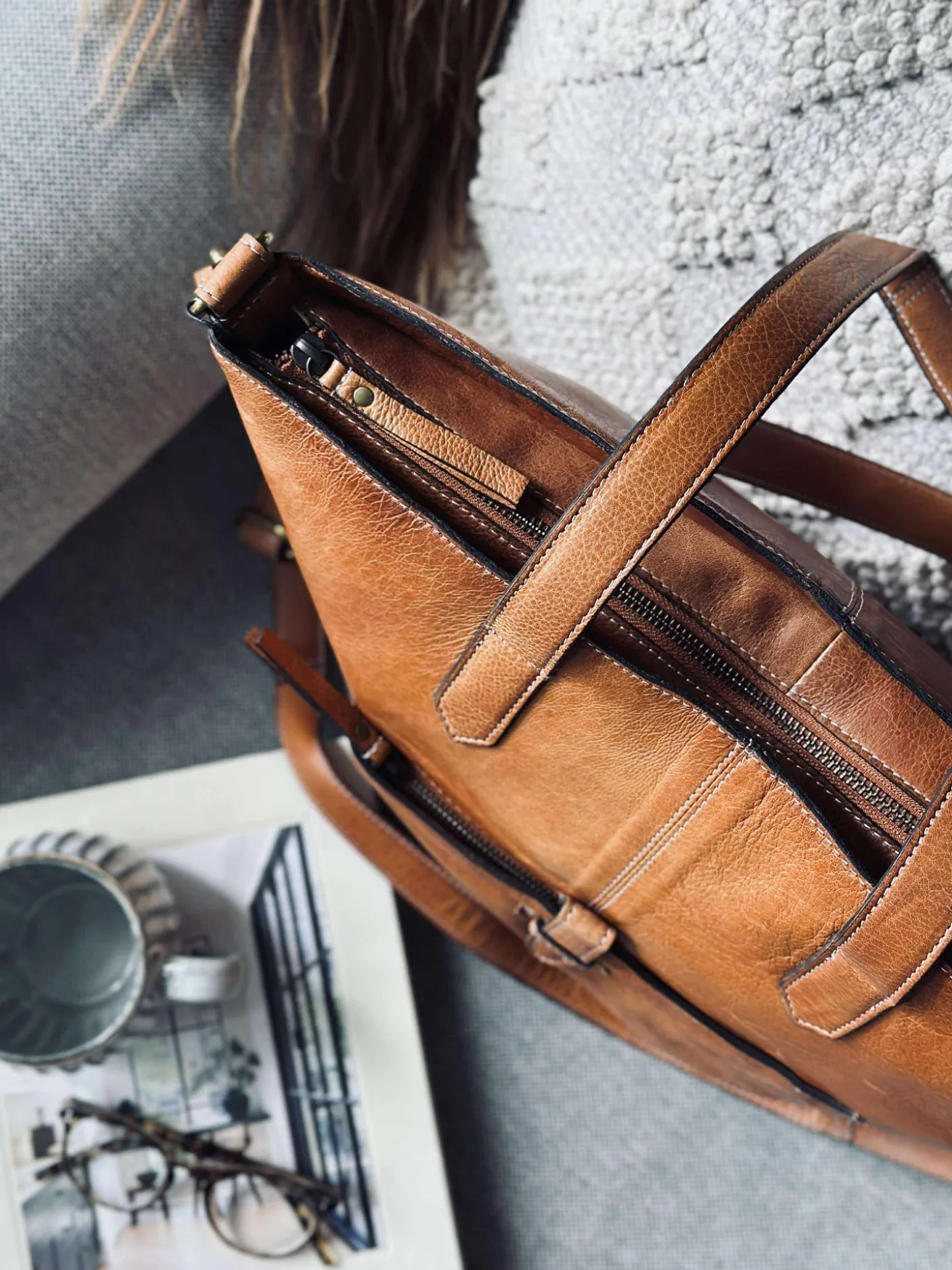 Taske Layla Cognac