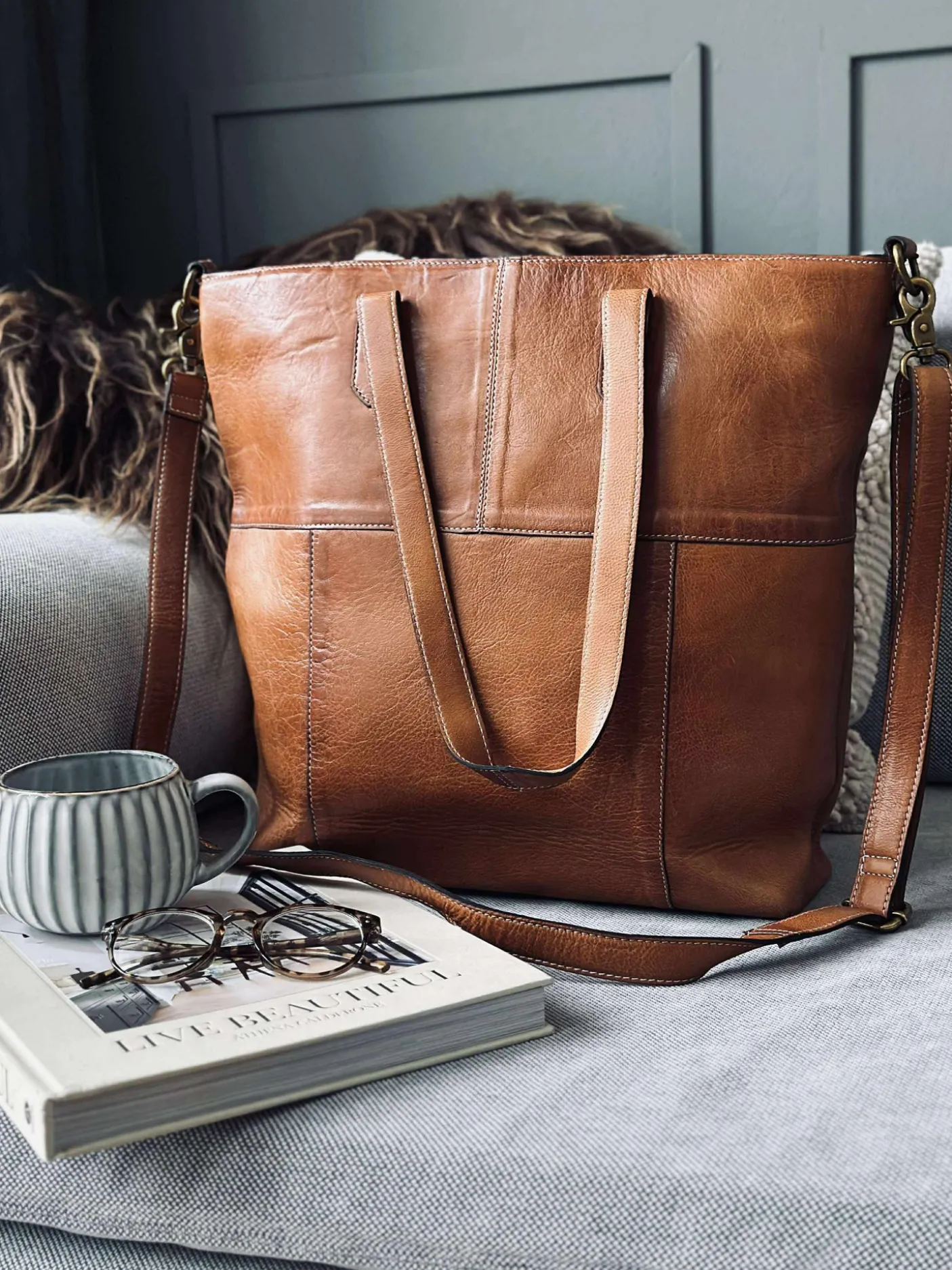 Taske Layla Cognac