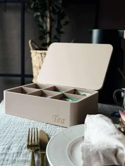 TEA kasse - Creme eller Rosa