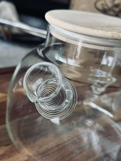 Tekande i glas
