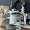 Tekande i glas - 1500 ml.