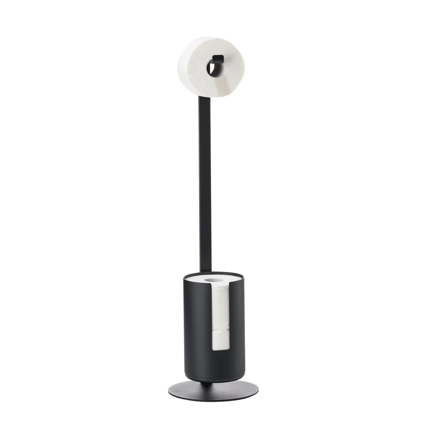 Toiletrulleholder Sort - Fritstående