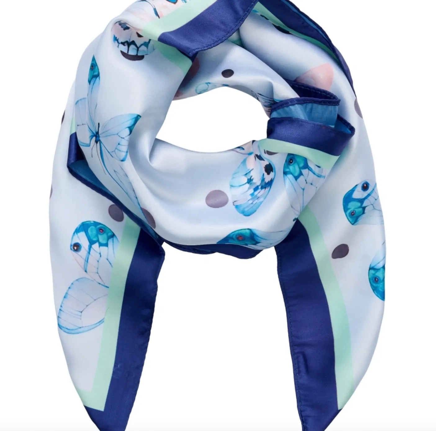 Tørklæde blue