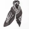 Tørklæde – 70×70 Satin black