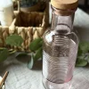 Vandflaske med korkprop – Rosa 1 ltr.