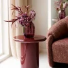 Vase bordeaux - Mundblæst glas