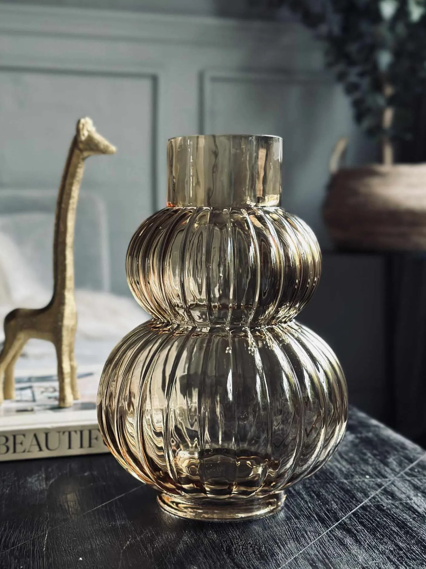 Vase Hanna - Gylden