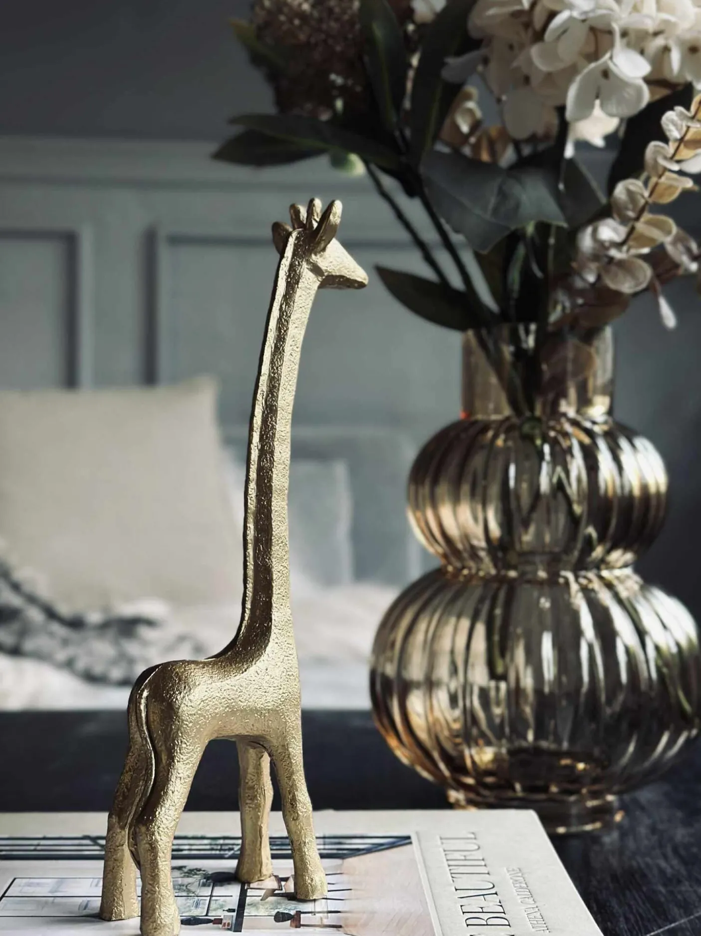 Vase Hanna - Gylden