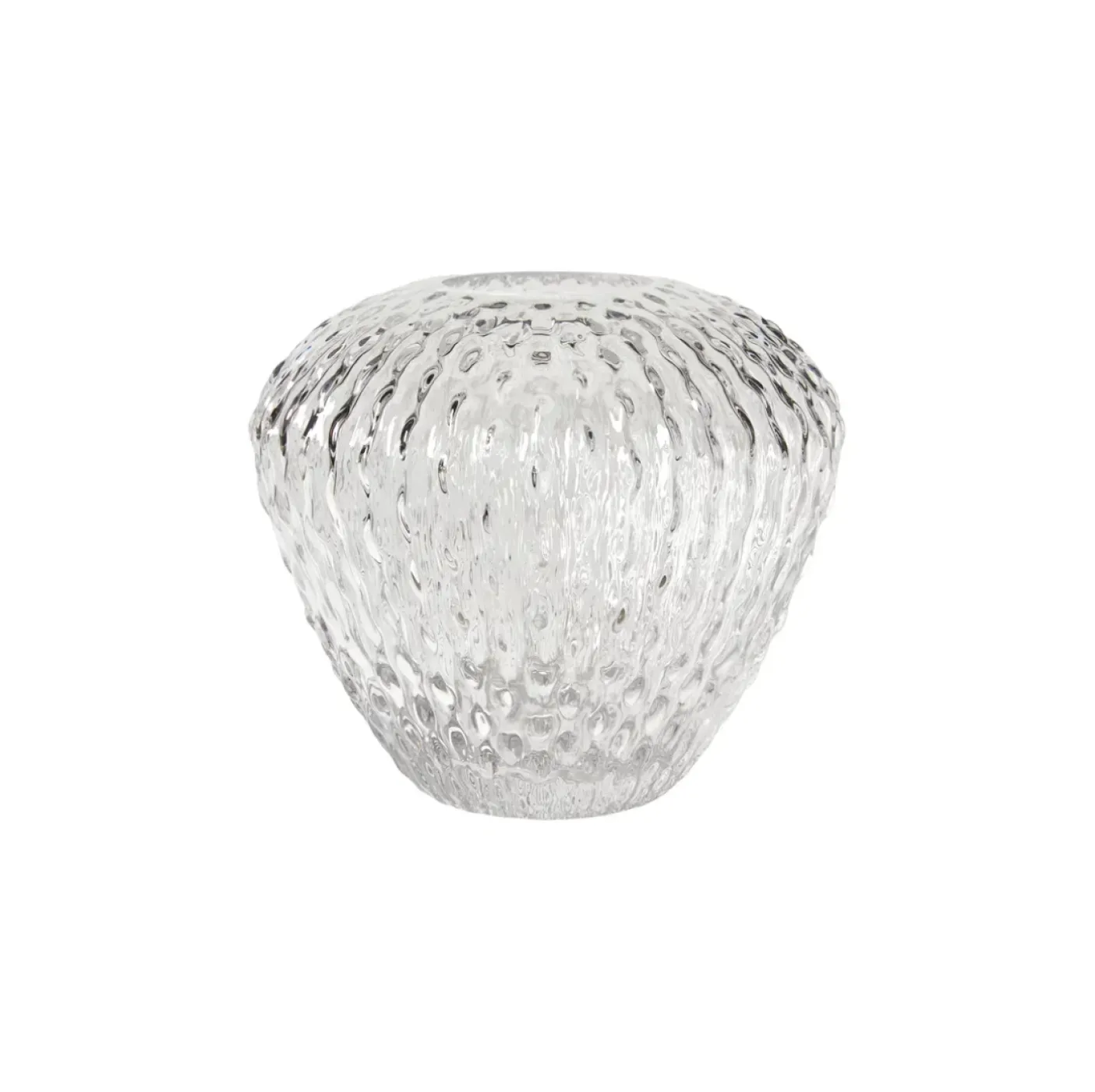 Vase med mønster - Clear