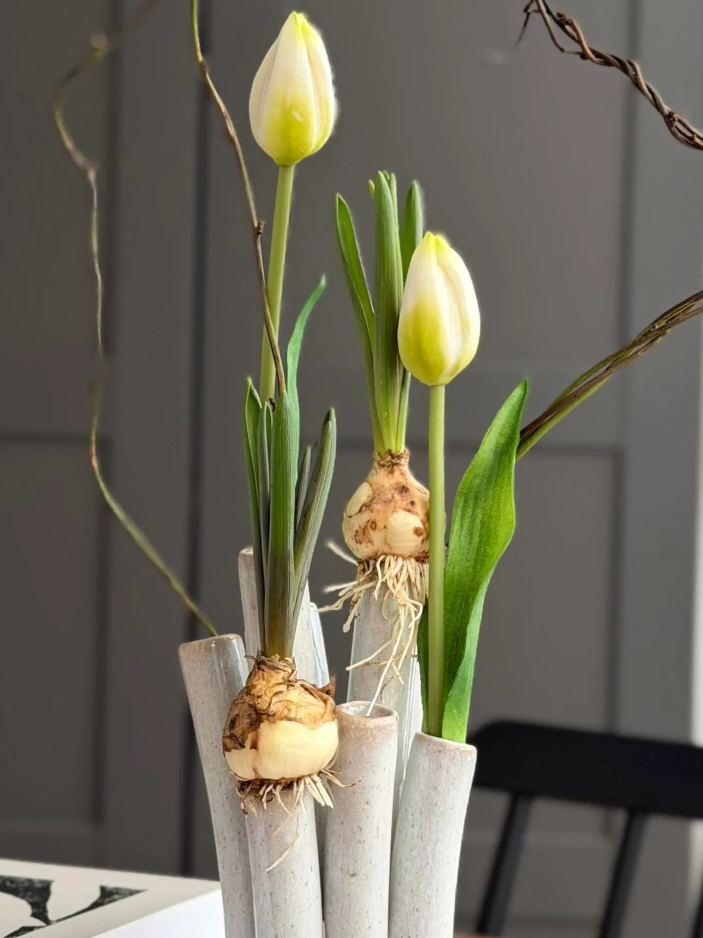 Vase Round Hvid