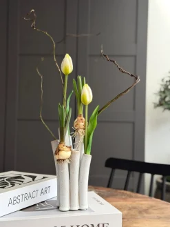 Vase Round Hvid