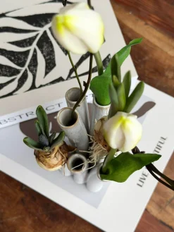 Vase Round Hvid