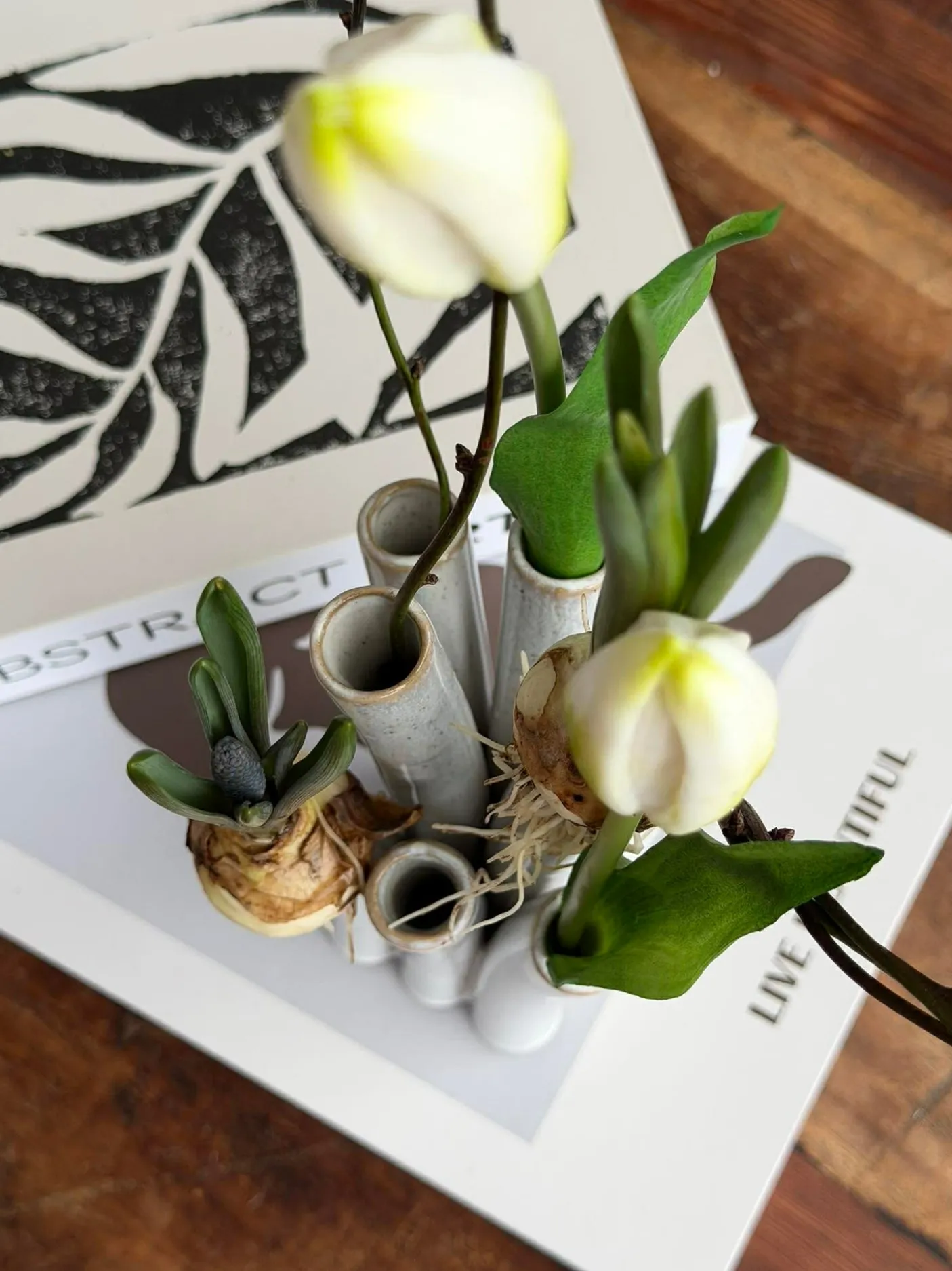 Vase Round Hvid