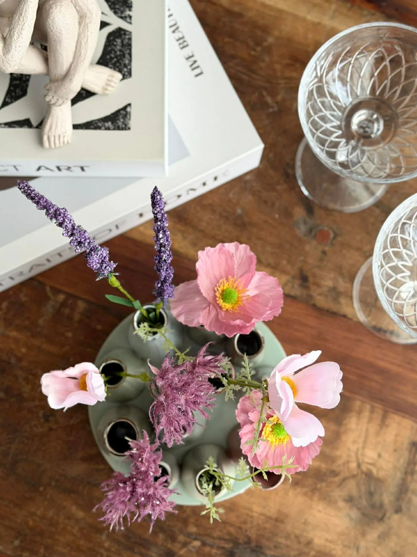 Vase Round Raw-mix