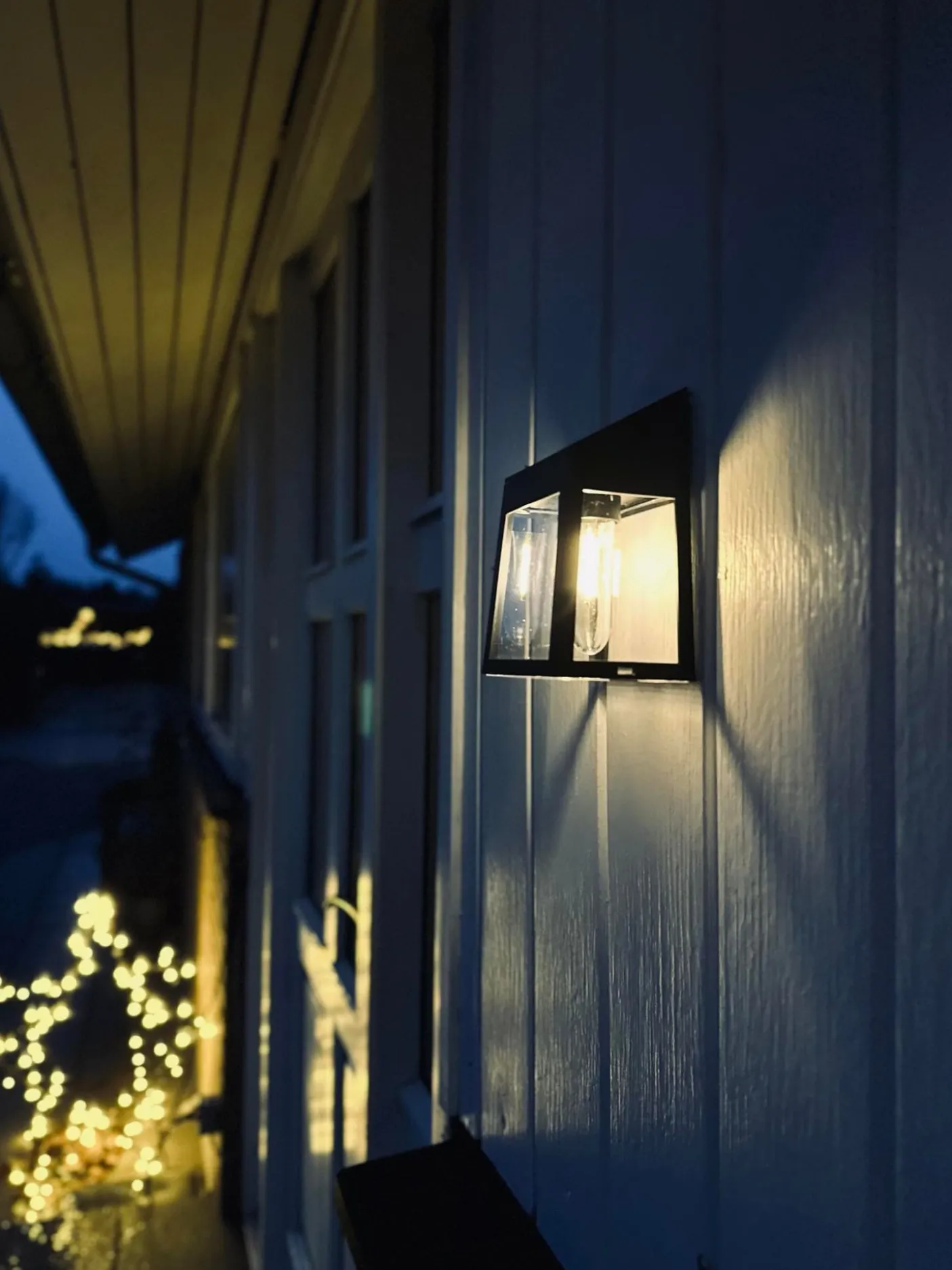 Væglampe med solceller , pakke med 2 stk