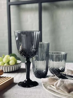 Vinglas Sanna grey
