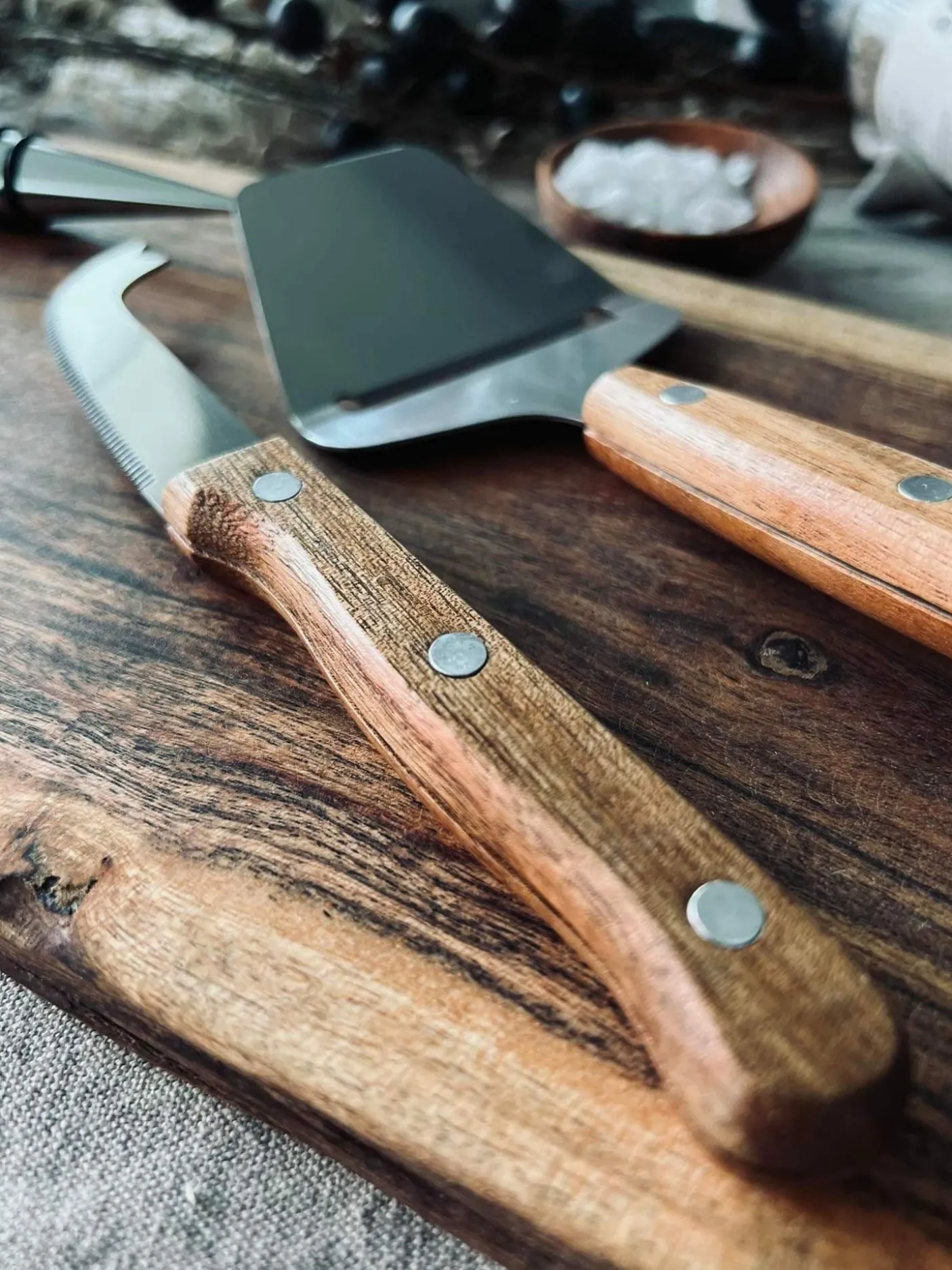 Vin og oste sæt - Oplukker og knive